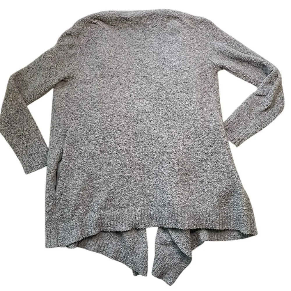 UGG Light Gray Open-Front Draped Phoebe Cardigan